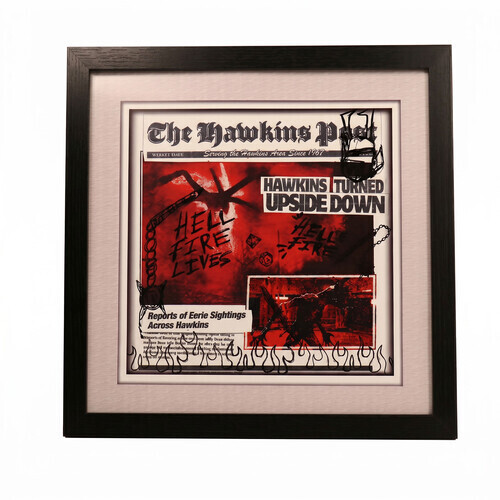 STRANGER THINGS - THE HAWKINS 12X12 FAUX MATTED PL