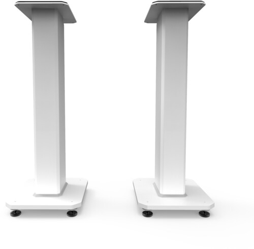 KANTO SX26W 26 FILLABLE SPEAKER STANDS PAIR WHITE