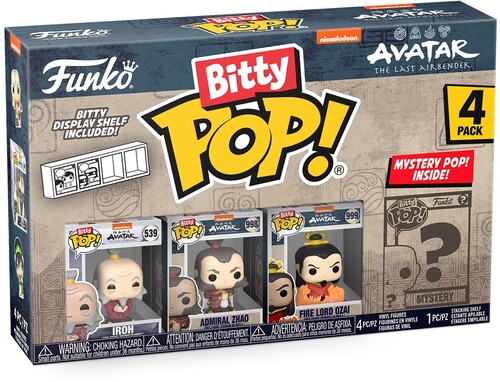 FUNKO BITTY POP!: Avatar: The Last Airbender - Iroh 4PK
