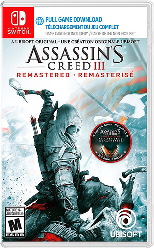 Assassin's Creed III: Remastered code-in-box for Nintendo Switch
