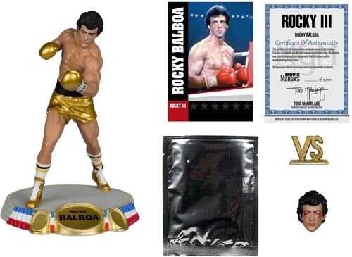 McFarlane - Rocky III - Movie Maniacs - 6" Posed Rocky Balboa Statue