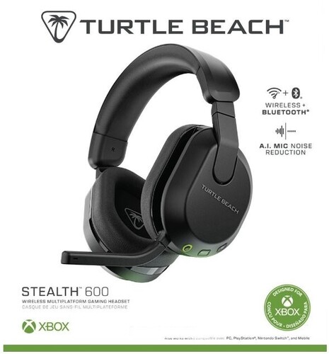 TB XBX STEALTH 600 WIRELESS GAMING HEADSET - BLACK