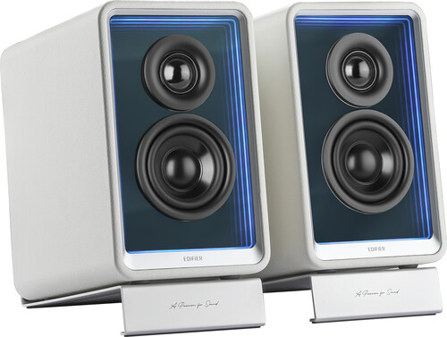 Edifier QR65 Bluetooth Hi-Res Audio Active Monitors 2.0 Speaker System 2.0 70 Watts (White)
