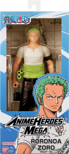 ANIMEHEROES ONE PIECE MEGA RORONOA ZORO ACTION FIG