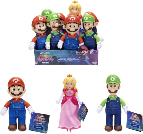 Super Mario Galaxy Movie 9in Plush assortment