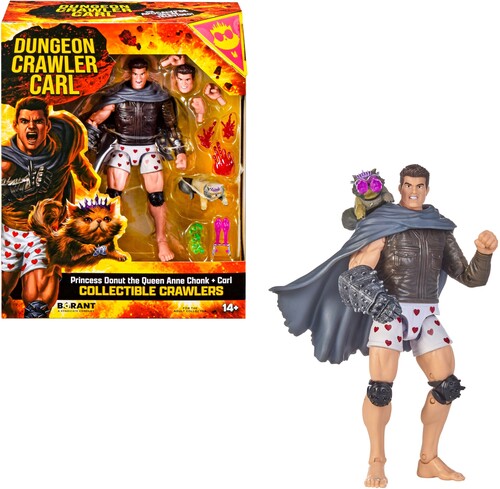 DUNGEON CRAWLER CARL 6IN CARL & DONUT ACT FIGURE