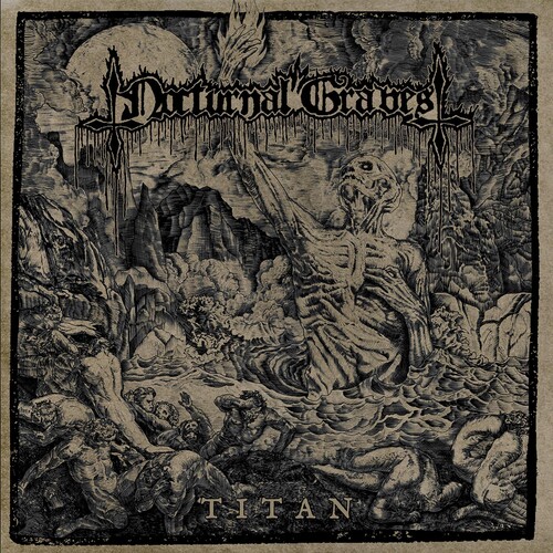 Nocturnal Graves - Titan vinyl record cover