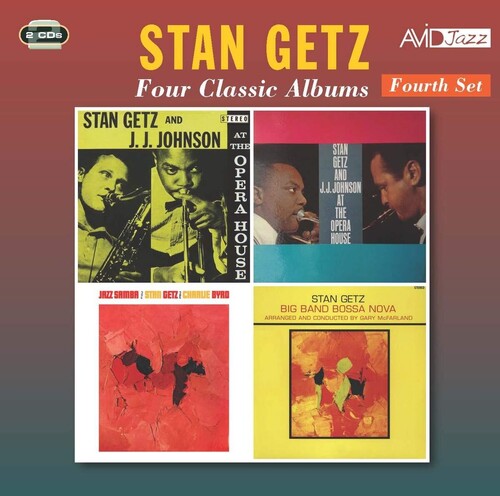 STAN GETZ - Four Classic Albums (At The Opera House Chicago (Stereo) /  At The Opera House (Mono) /  Jazz Samba /  Big Band Bossa Nova) (2CD)