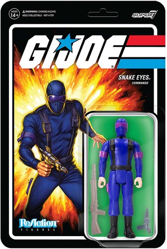 G.I. JOE REACTION FIGURES WAVE 1A - RAH SNAKE EYES