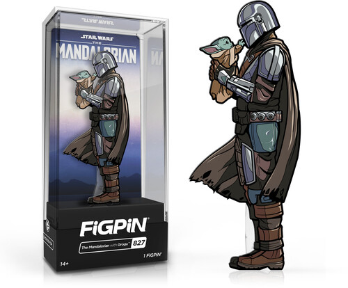 Figpin Star Wars Mandalorian with Grogu #827 - Figpin Star Wars Mandalorian With Grogu #827 (Pin)