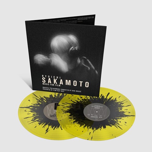Sakamoto, Ryiuchi - Music For Film - Transparent Yellow with Black Splatter Vinyl