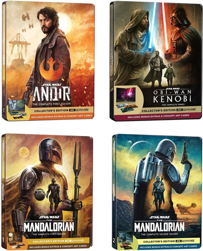 Star Wars Disney+ UHD Steelbook Bundle