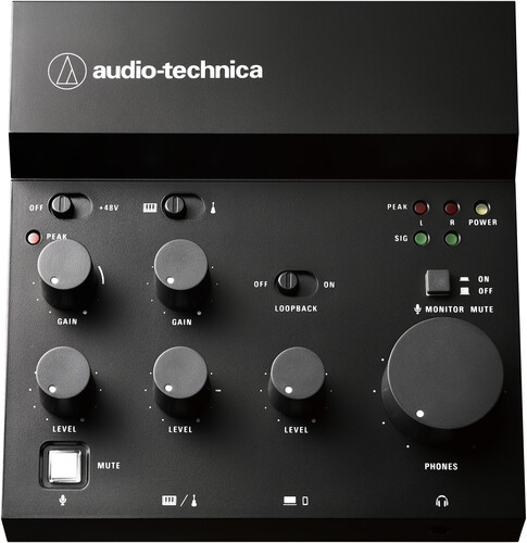 AUDIO TECHNICA AT-UMX3 STREAMING USB AUDIO MIXER