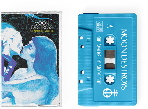 Moon Destroys - She Walks By Moonlight - Sky Blue (Blue) (Colc) vinyl record cover