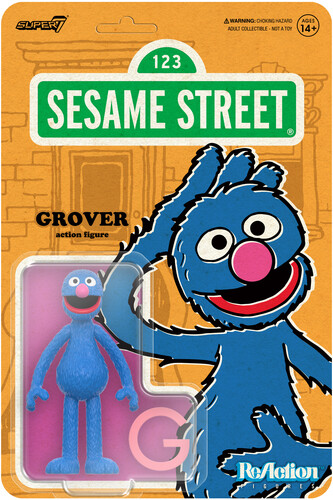 SESAME STREET REACTION FIGURES WAVE 05 - GROVER