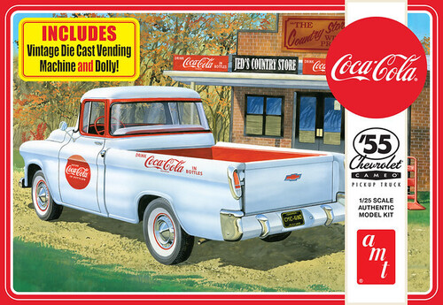 1955 Chevy Cameo Pickup (CocaCola) AMT Model Kit