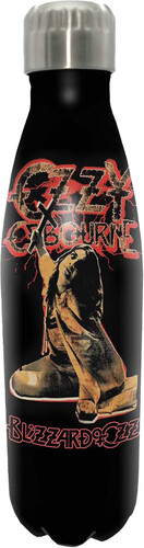 ROCKSAX OZZY OSBOURNE DRINK BOTTLE BLIZZARD LOGO|alliance entertainment
