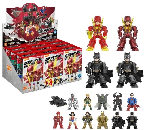 BLOKEES - DC DEFENDER V02 JUSTICE LEAGUE 12CT PDQ