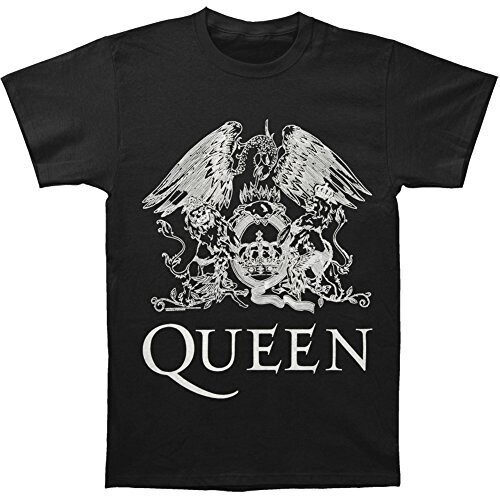  - Queen Logo Black Unisex Short Sleeve T-shirt Large
