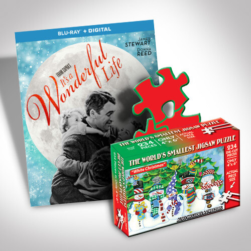 It's A Wonderful Life Blu-ray And Puzzle Bundle