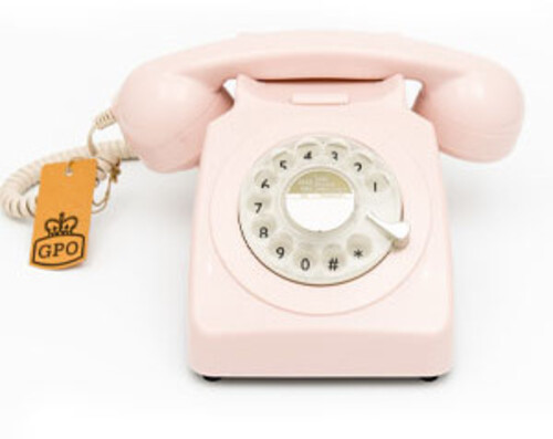 GPO GPO746RP 746 DESK PHONE ROTARY DIAL CARNATION