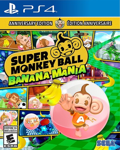 Ps4 Super Monkey Ball Banana Mania Anniversary Ed - Super Monkey Ball Banana Mania ANNIVERSARY LAUNCH EDITION for PlayStation 4