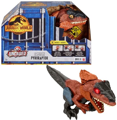 Jurassic World - Mattel - Jurassic World 3 Uncaged Interactive Fire Dino
