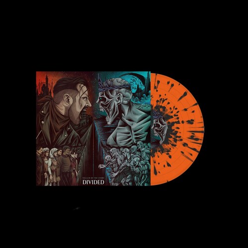 Divided - Orange/ blue Splatter