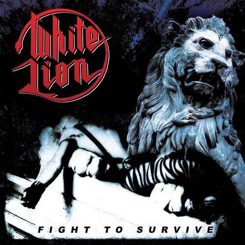 White Lion - Fight To Survive [Limited Edition White/Black/Red Splatter LP]