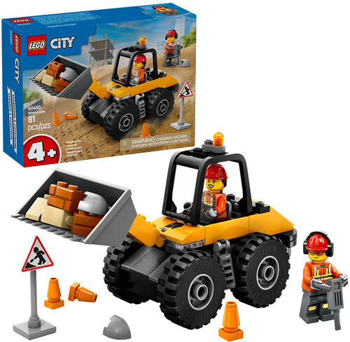 GREAT VEHICLES YELLOW CONSTRUCTION WHEEL LOADER