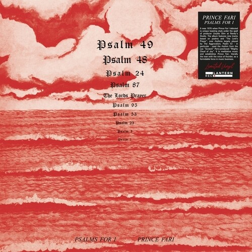 Prince Far I - Psalms For I vinyl record cover