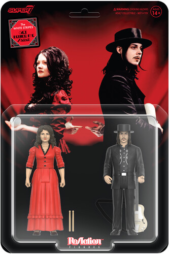 Super7 - White Stripes - ReAction Figures Wv1 - Get Behind Me Satan 2-Pack