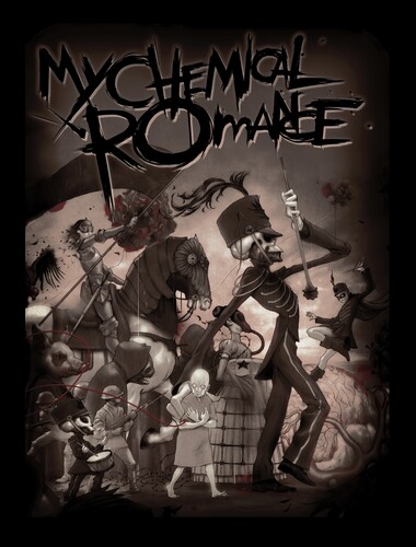 ROCKSAX MY CHEMICAL ROMANCE BLNK BLCK PARADE 50X60