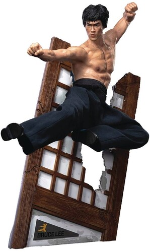 BRUCE LEE FLYING KICK STATUE|alliance entertainment
