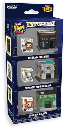 BITTY POP TOWN HARRY POTTER 3 PACK DIAGON ALLEY S1
