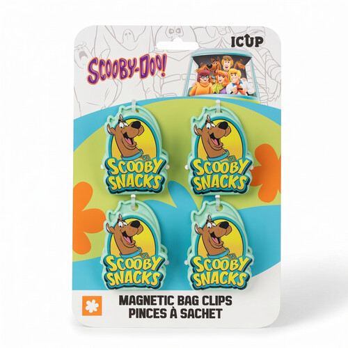 SCOOBY DOO MAGNETIC BAG CLIPS (4 PACK)