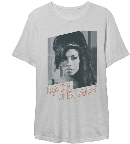 Amy Winehouse - Amy Winehouse Back To Black Portrait White Unisex Short Sleeve T-Shirt2XL