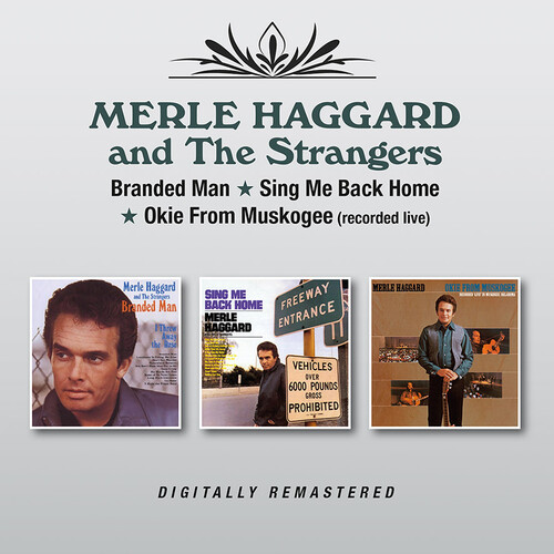 Merle Haggard  & The Strangers - Branded Man / Sing Me Back Home / Okie From (Uk)