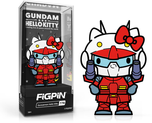 Figpin Gundam Hk Guncannon Hello Kitty #776 - FiGPiN Gundam Hello Kitty Guncannon Hello Kitty #776