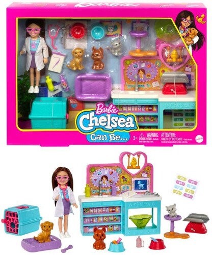 BARBIE CHELSEA CAN BE PET VET BRUNETTE