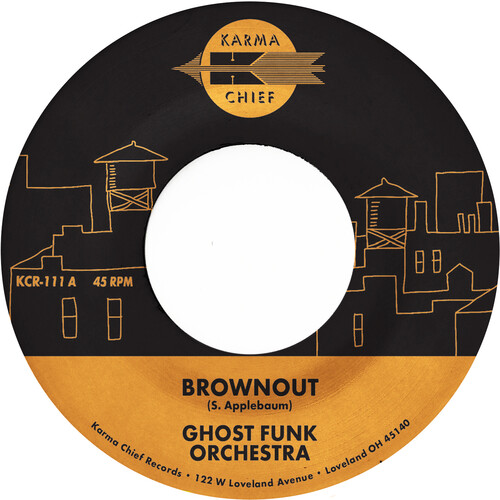 Ghost Funk Orchestra - Brownout / Boneyard Baile [Fire Red Vinyl Single]