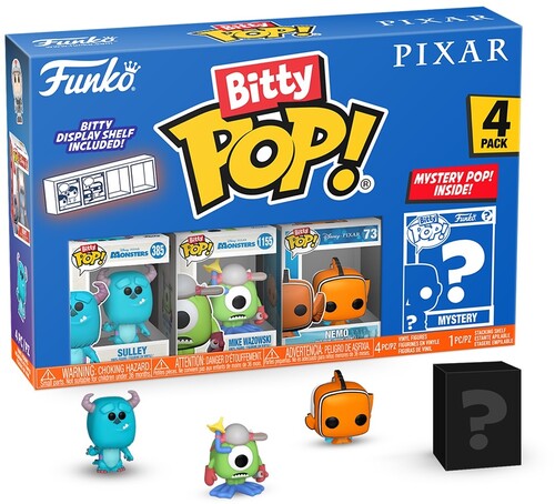 FUNKO BITTY POP PIXAR MONSTERS INC 4 PACK