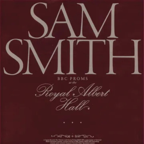 Sam Smith - Bbc Proms At The Royal Albert Hall [Record Store Day]