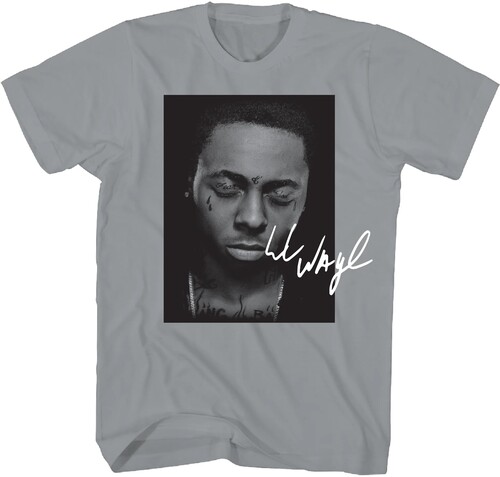 LIL WAYNE BEST RAPPER PHOTO TSHIRT LARGE GRAVEL