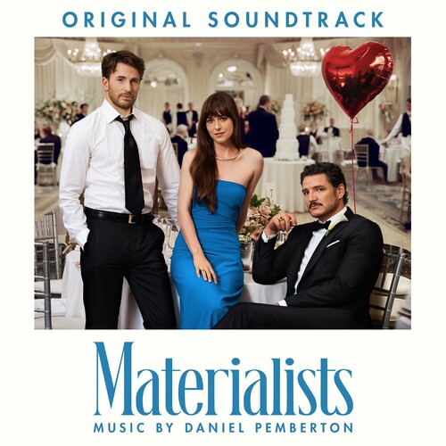 Daniel Pemberton / Baby Rose / Japanese Breakfast - Materialists - O.S.T. (Blue) vinyl record cover