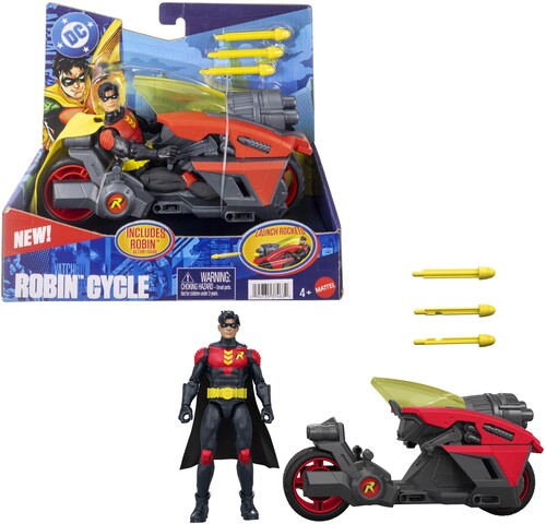 DC UNIVERSE ROBIN & VEHICLE