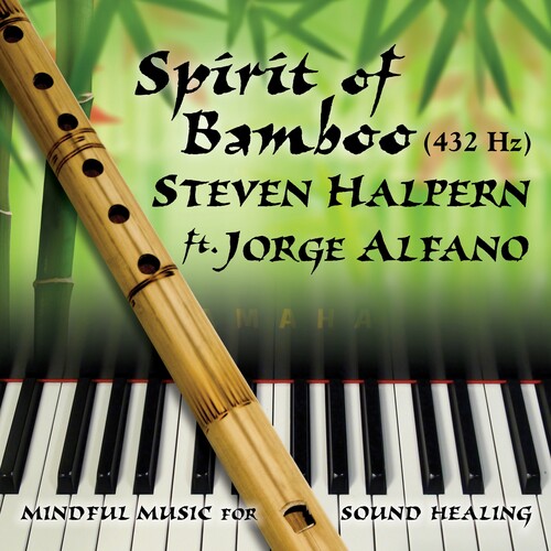 Steven Halpern - Spirit Of Bamboo 432hz vinyl record cover