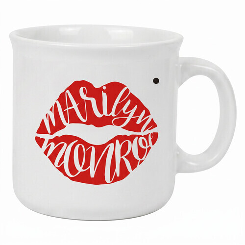 MARILYN MONROE - LIPS-NAME 20 OZ CAMPER MUG