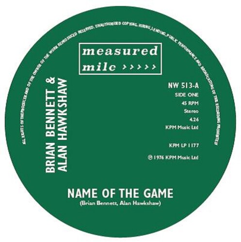 Brian Bennett  / Hawkshaw,Alan / Richmond,Dave - Name Of The Game / Confunktion (Uk)