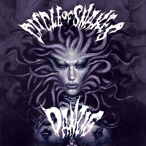 Danzig - Circle Of Snakes - Black/White/Purple Splatter